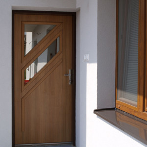 ADLO - Sicherheitst�r Kasto, verglast P453, Thermo-T�r f�r den Au�enbereich, Thermo Dreifach-Panzerglas