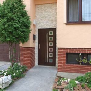 ADLO Sicherheitst�r TEJEN, verglast Thermo f�r den Au�enbereich, Sicherheitspanzerglas