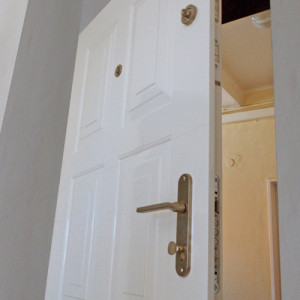 ADLO - Sicherheitst�r ADUO, Kasettenausf�hrung KV-350, spritzlackiert Color, ADLO Sicherheitshebel