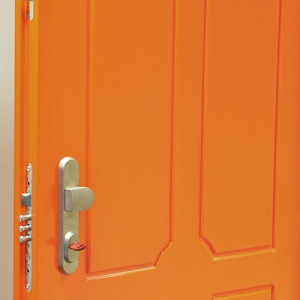 ADLO - Sicherheitstr ADUO, profiliert F154, Color RAL 2007, Wohnungseingang