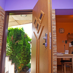 ADLO - Thermo-Sicherheitst�r Kasim, verglast PS502, Rekonstruktion eines Einfamilienhauses