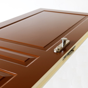 ADLO � Sicherheitst�r TEDUO, Kasettenausf�hrung, T�roberfl�che spritzlakiert Color RAL8007 matt