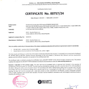 ADLO Security doors ECONOMY RC2 - KASIM