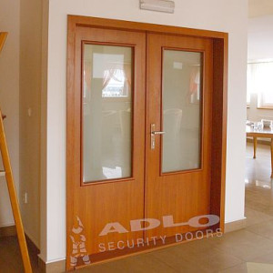 ADLO - Sicherheitst�r TEDUO, 80 x 80cm, Glasausf�hrung atyp, zweifl�gelige, von innen