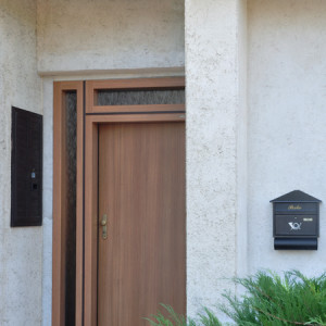 ADLO - Sicherheitstr ADUO, profiliert Color F157, Wohnunhseingang, Lrmschutzausfhrung