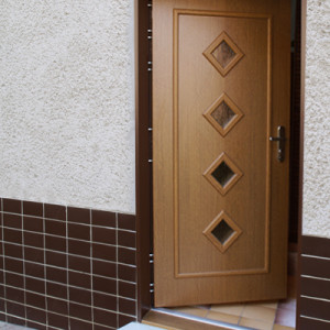 ADLO - Sicherheitst�r Teduo, verglast P551, Thermo f�r den Au�enbereich, Thermo Dreifach-Panzerglas