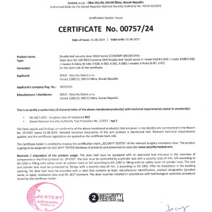 ADLO Sicherheits-Doppelfl�gelt�r Serie ECONOMY RC2