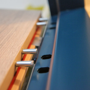 ADLO - Sicherheitstr TEDUO, Troberflche Eiche Noma, Trzargenoberflche RAL 5009