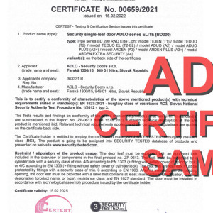 ADLO Security doors - Elite category, RC3