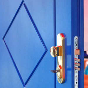 ADLO - Sicherheitstr TEDUO, Thermo fr den Auenbereich, Dreifachglas Fixteile, Hauseingang