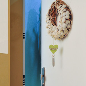 ADLO - Sicherheitstr ARDEN, Oberflche der Tr und der Zarge zweifarbig, unterschiedlich von innen und von auen