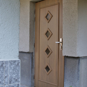 ADLO - Sicherheitst�r Aduo, Thermo f�r den Au�enbereich, verglast, Sicherheitspanzerglas