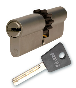 Resist RF7 Sicherheitszylinder, mit Widerhaken, 65mm/30x35, 5 Schlssel.
