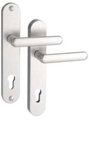 Schutzbeschlag Rostex T807, Rund, Edelstahl matt, Drcker - Drcker