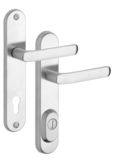 Schutzbeschlag Rostex R4, Rund, Edelstahl matt, Baryt, Drcker - Drcker