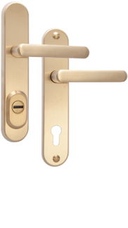 Schutzbeschlag Rostex R4, Rund, Edelstahl Titan matt, Exklusiv, Drcker - Drcker