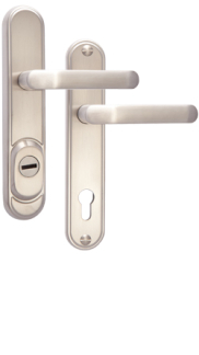 Schutzbeschlag Rostex R4 Decor, Rund, Edelstahl matt, Drcker - Drcker