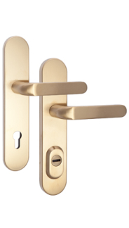 Schutzbeschlag Rostex RX4-50 RC3, Rund, Edelstahl Titan matt, Massiv, Drcker - Drcker