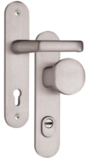 Schutzbeschlag TUONO F9 Nickel, Rund, Griff - Griff
