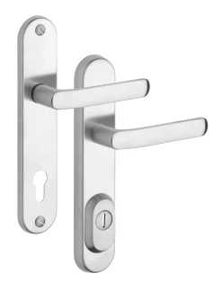 Schutzbeschlag Rostex R4, Rund, Edelstahl matt, Baryt, Dr�cker - Dr�cker